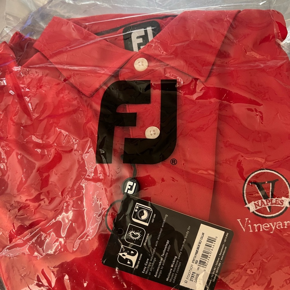 FootJoy Red Men's Shirt